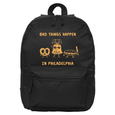 Bad Things Happen In Philadelphia Novelty Pride 16 in Basic Backpack
