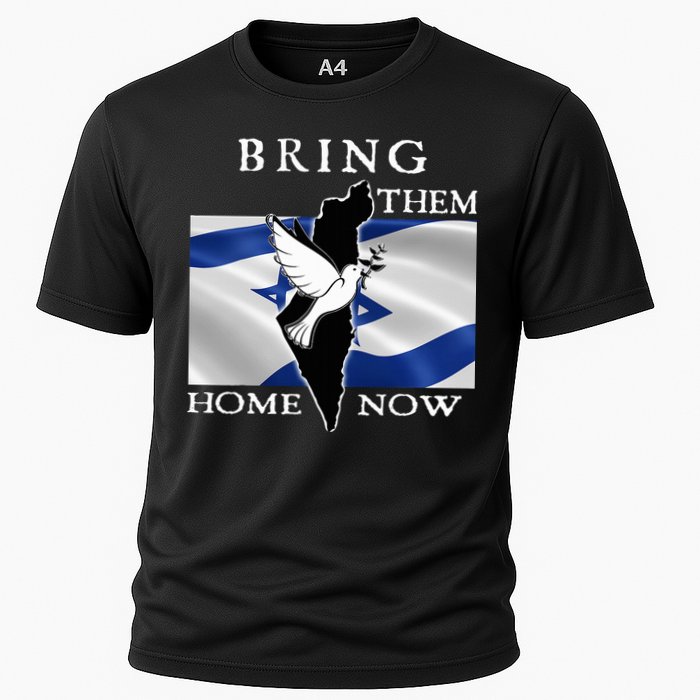Bring Them Home Now Stand With Israel America Flag Patriotic  Cooling Performance Crew T-Shirt