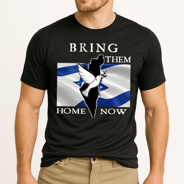 Bring Them Home Now Stand With Israel America Flag Patriotic  Cooling Performance Crew T-Shirt