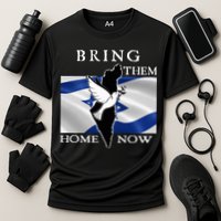 Bring Them Home Now Stand With Israel America Flag Patriotic  Cooling Performance Crew T-Shirt