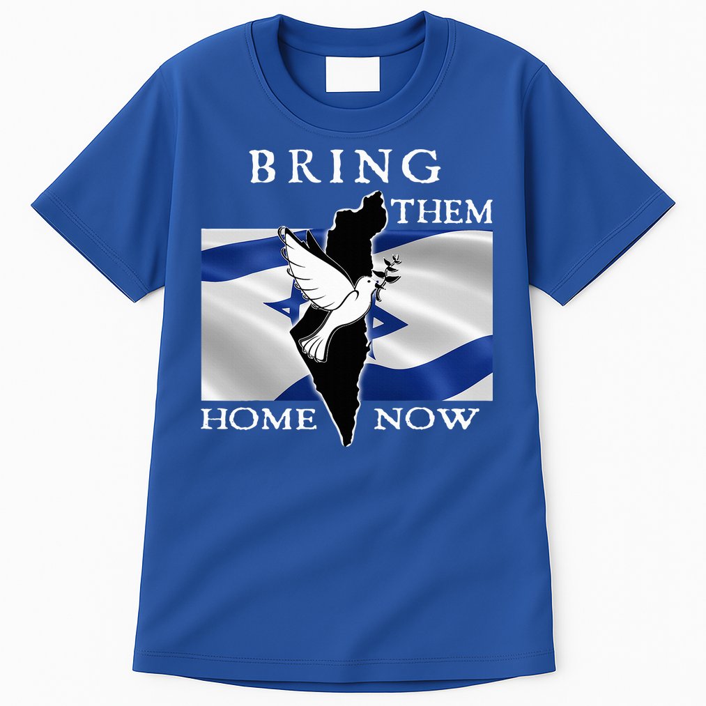 Bring Them Home Now Stand With Israel America Flag Patriotic  Tall T-Shirt