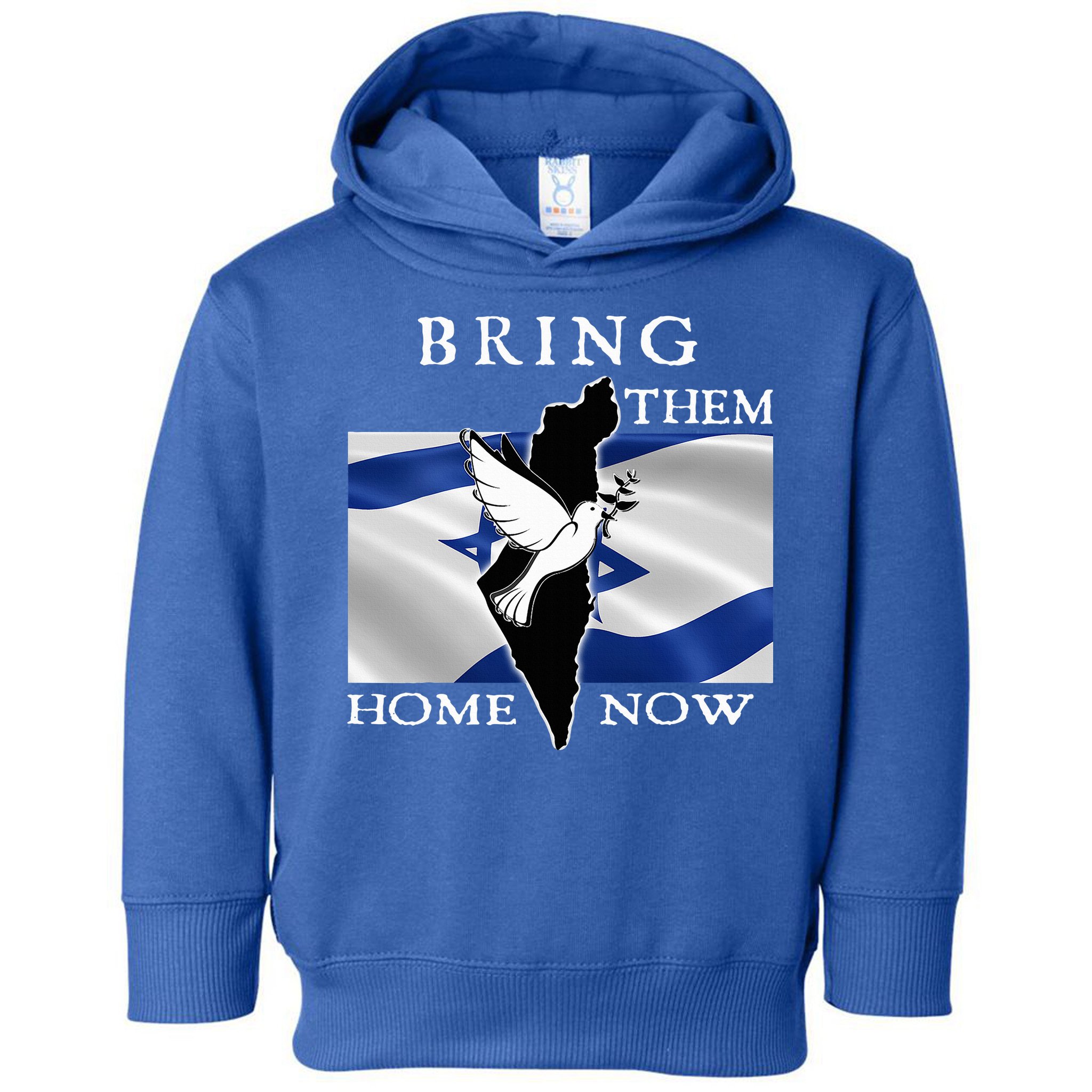 Bring Them Home Now Stand With Israel America Flag Patriotic  Toddler Hoodie