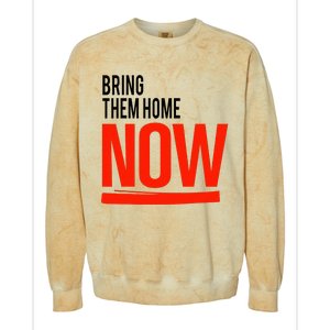 Bring Them Home Now Colorblast Crewneck Sweatshirt