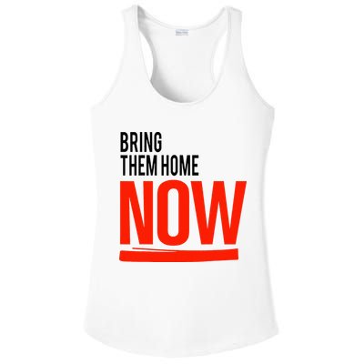 Bring Them Home Now Ladies PosiCharge Competitor Racerback Tank