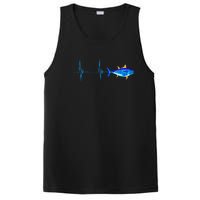 Bluefin Tuna Heartbeat EKG Pulseline Deep Sea Fishing PosiCharge Competitor Tank