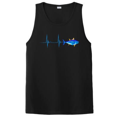 Bluefin Tuna Heartbeat EKG Pulseline Deep Sea Fishing PosiCharge Competitor Tank