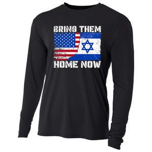 Bring Them Home Now Bring Them Home Now Israel Flag Cooling Performance Long Sleeve Crew