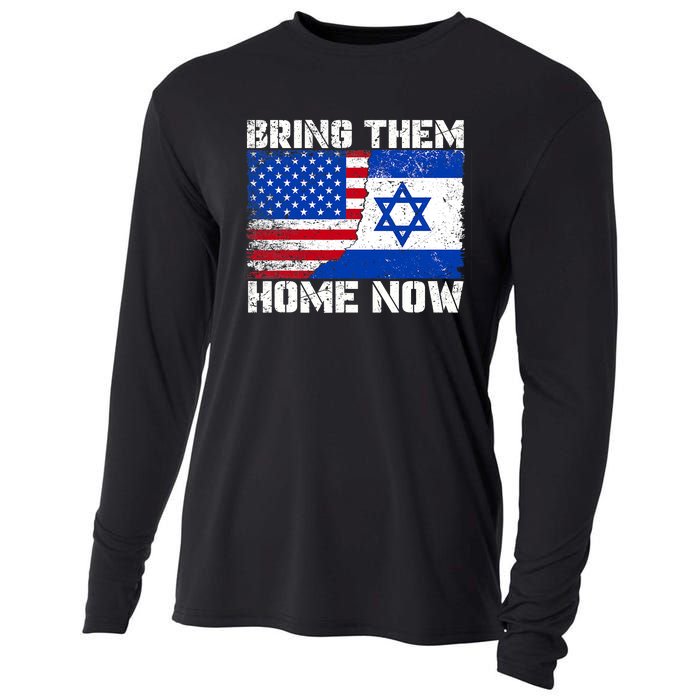 Bring Them Home Now Bring Them Home Now Israel Flag Cooling Performance Long Sleeve Crew