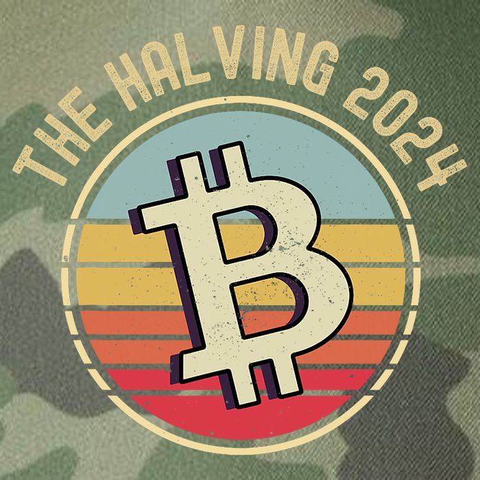 Bitcoin The Halving 2024 To The Moon Legacy Tie Dye Trucker Hat
