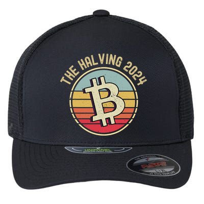 Bitcoin The Halving 2024 To The Moon Flexfit Unipanel Trucker Cap
