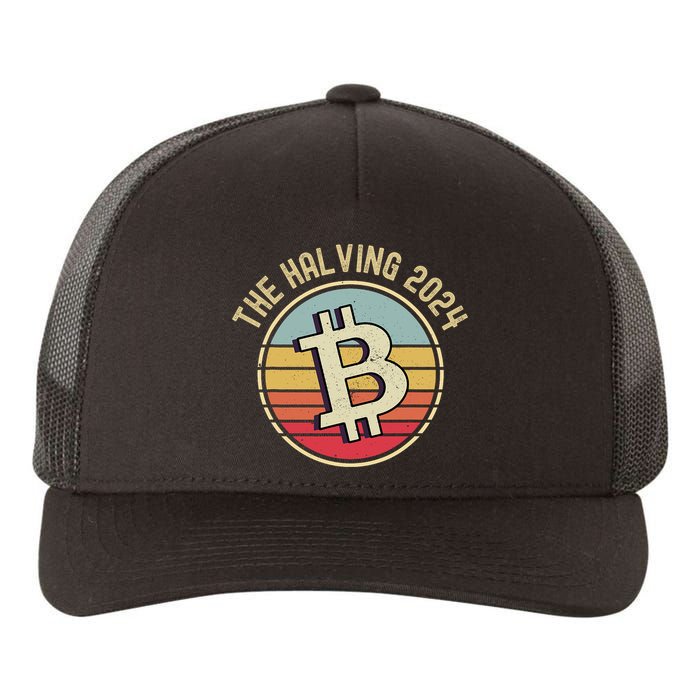 Bitcoin The Halving 2024 To The Moon Yupoong Adult 5-Panel Trucker Hat