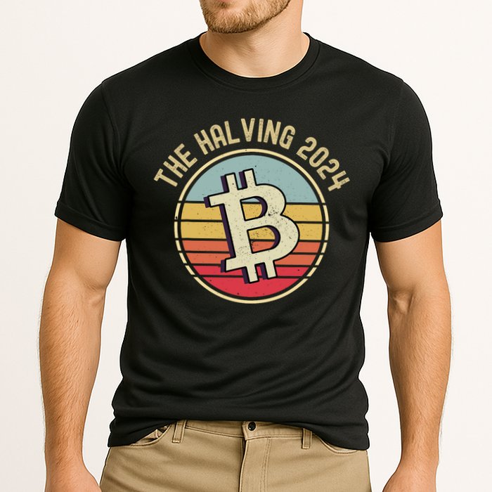 Bitcoin The Halving 2024 To The Moon Performance Shirt