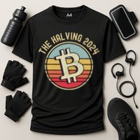 Bitcoin The Halving 2024 To The Moon Performance Shirt