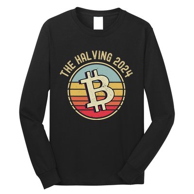 Bitcoin The Halving 2024 To The Moon Long Sleeve Shirt