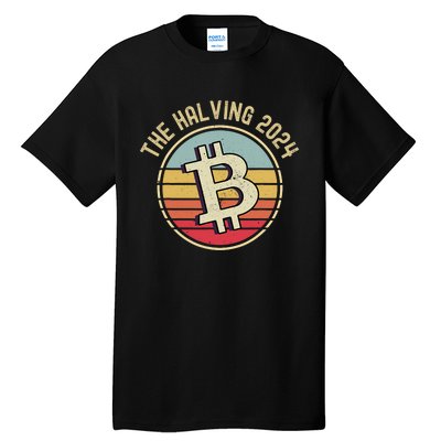 Bitcoin The Halving 2024 To The Moon Tall T-Shirt