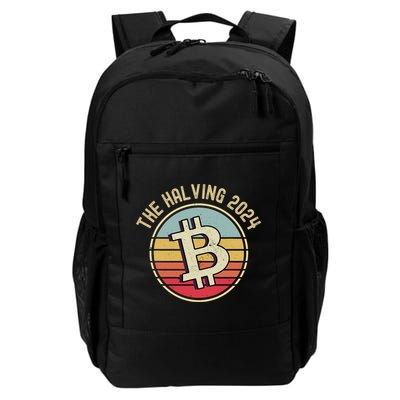 Bitcoin The Halving 2024 To The Moon Daily Commute Backpack