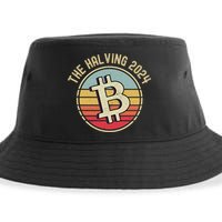 Bitcoin The Halving 2024 To The Moon Sustainable Bucket Hat