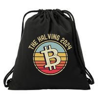 Bitcoin The Halving 2024 To The Moon Drawstring Bag