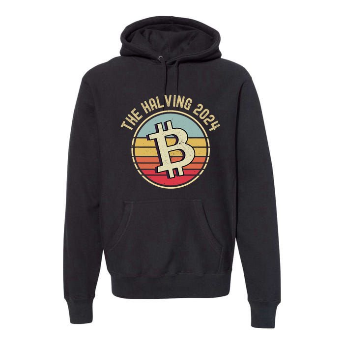 Bitcoin The Halving 2024 To The Moon Premium Hoodie