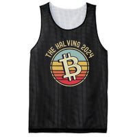 Bitcoin The Halving 2024 To The Moon Mesh Reversible Basketball Jersey Tank