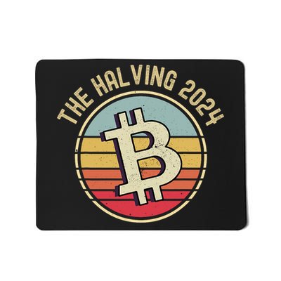 Bitcoin The Halving 2024 To The Moon Mousepad