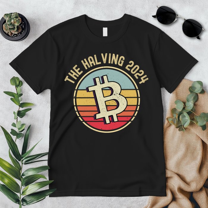 Bitcoin The Halving 2024 To The Moon Premium T-Shirt