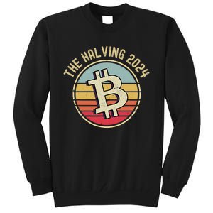 Bitcoin The Halving 2024 To The Moon Tall Sweatshirt