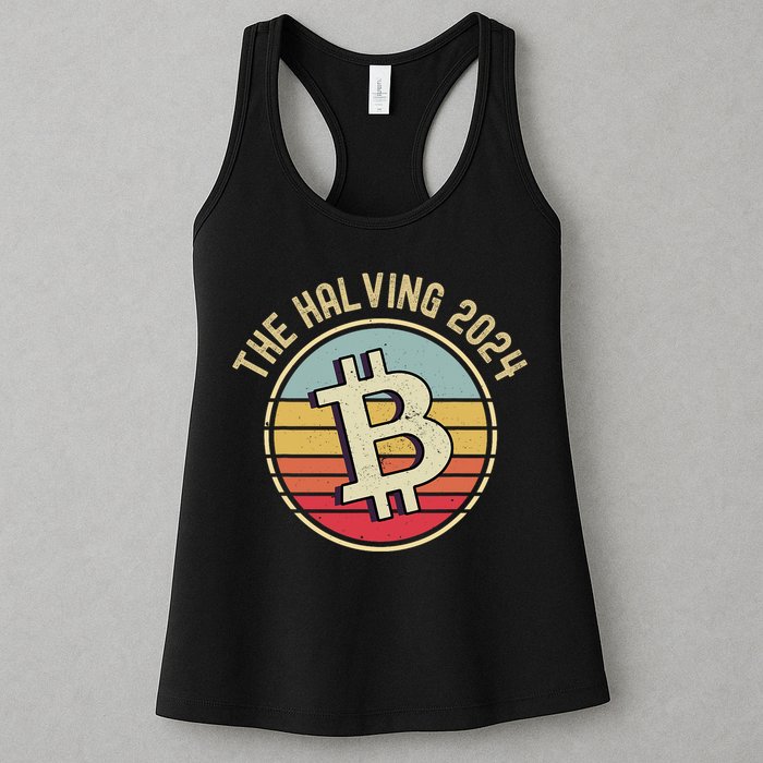Bitcoin The Halving 2024 To The Moon Womens Tank Top