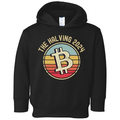 Bitcoin The Halving 2024 To The Moon Toddler Hoodie
