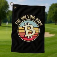 Bitcoin The Halving 2024 To The Moon Golf Towel