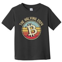 Bitcoin The Halving 2024 To The Moon Toddler T-Shirt