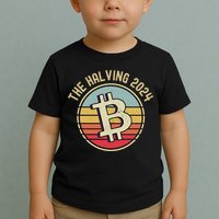 Bitcoin The Halving 2024 To The Moon Toddler T-Shirt
