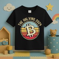 Bitcoin The Halving 2024 To The Moon Toddler T-Shirt