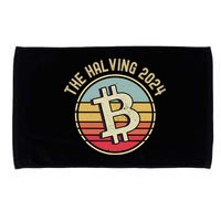 Bitcoin The Halving 2024 To The Moon Microfiber Hand Towel