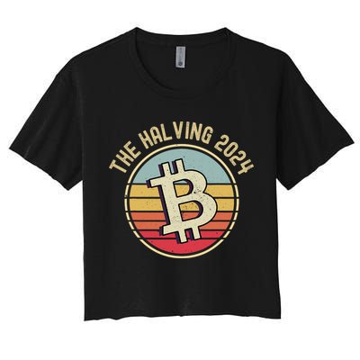 Bitcoin The Halving 2024 To The Moon Crop Top