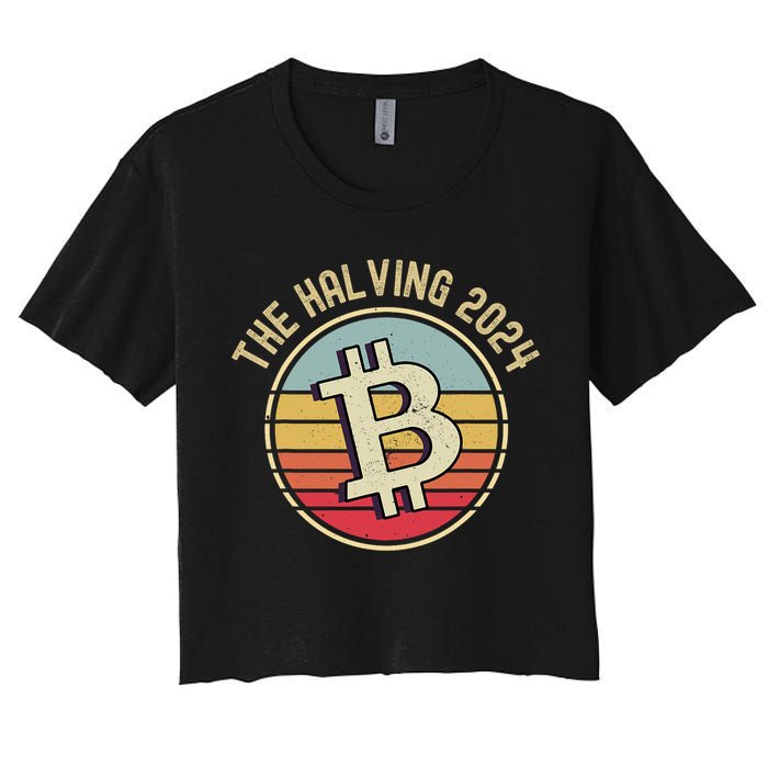 Bitcoin The Halving 2024 To The Moon Crop Top