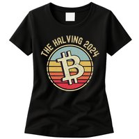 Bitcoin The Halving 2024 To The Moon Womens T-Shirt