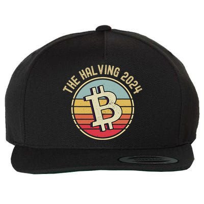 Bitcoin The Halving 2024 To The Moon Wool Snapback Cap