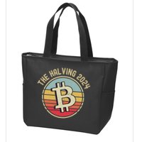 Bitcoin The Halving 2024 To The Moon Zip Tote Bag