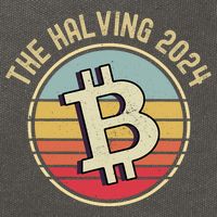 Bitcoin The Halving 2024 To The Moon Cotton Canvas Backpack