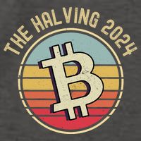 Bitcoin The Halving 2024 To The Moon Vector Backpack
