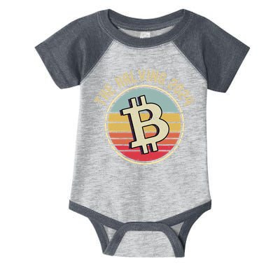 Bitcoin The Halving 2024 To The Moon Infant Baby Jersey Bodysuit