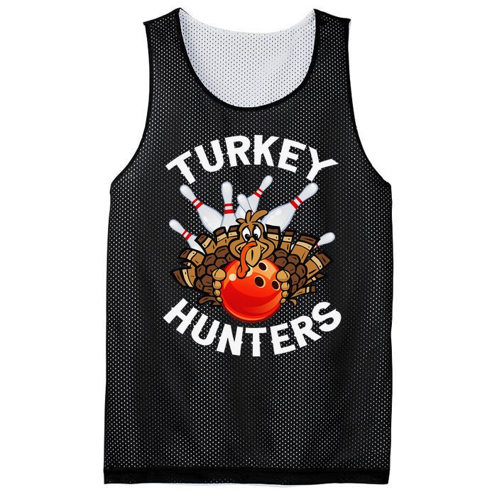 Bowling Turkey Hunters Bowlers Thanksgiving Funny Gift Mesh Reversible Basketball Jersey Tank