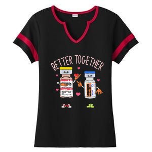 Better Together Haldol Ativan Icu Nurse ValentineS Day Ladies Halftime Notch Neck Tee