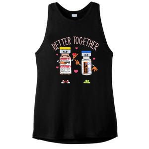 Better Together Haldol Ativan Icu Nurse ValentineS Day Ladies PosiCharge Tri-Blend Wicking Tank