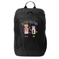 Better Together Haldol Ativan Icu Nurse ValentineS Day City Backpack