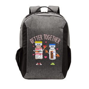 Better Together Haldol Ativan Icu Nurse ValentineS Day Vector Backpack