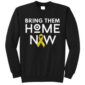 Bring Them Home Now Yellow Ribbon Heart Sweatshirt