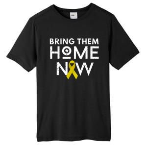 Bring Them Home Now Yellow Ribbon Heart Tall Fusion ChromaSoft Performance T-Shirt