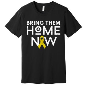 Bring Them Home Now Yellow Ribbon Heart Premium T-Shirt